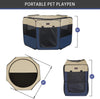 Portable Dog Playpen, Small - Blue