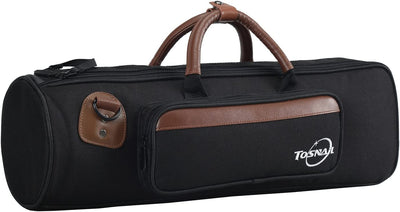 Trumpet Gig Bag with 15mm Padding, Black and brown