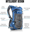 2L Hydration Pack with Storage,  Blue