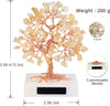 Mini Natural Citrine Crystals Stone Tree