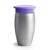 360 Stainless steel baby sippy cup, purple color