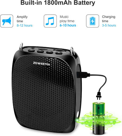 voice amplifier, microphone, headphones, MP3