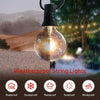 Outdoor String Lights 25ft Patio Lights with 27 G40 Bulbs