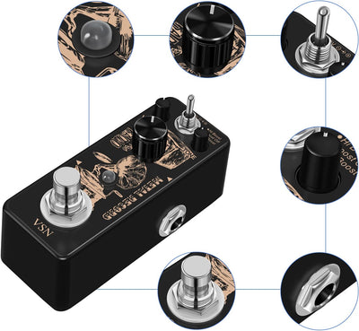 Mini Pedal with Guitar Effects Knobs (Style: Holy War)