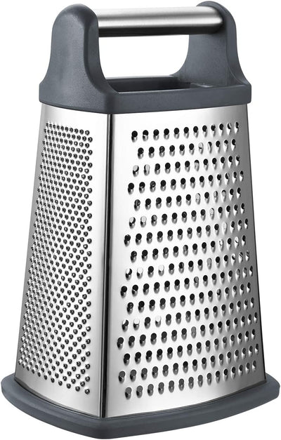 Professional Box Grater, Stainless Steel with 4 Sides