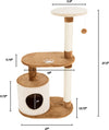 3 Tier Pet Tower, (Brown)