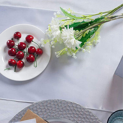 Table Runner for Weddings, Pack of 10, (White)