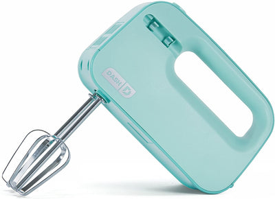 Hand Mixer Electric, Color: Aqua, 7.4 x 3.2 x 4.7 inches