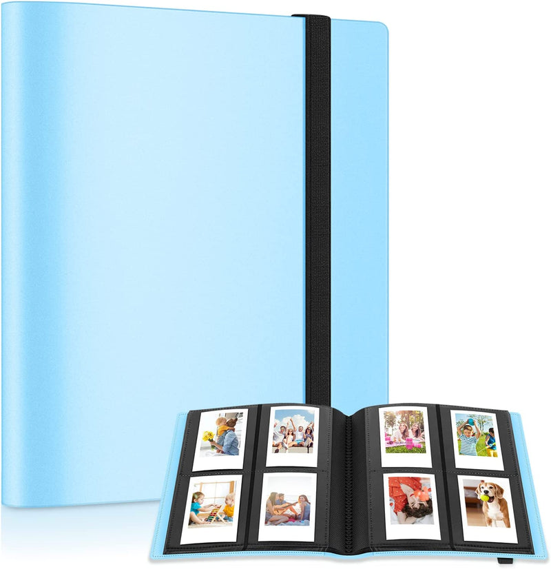 160 Pockets Mini Photo Album (Blue)