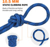 Static Climbing Rope 10.5mm 10M (32ft) Blue