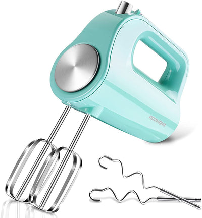 Hand Mixer Electric, Color:Glacier Green, 8.5 x 7.91 x 4.09