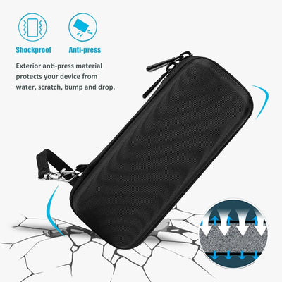 Portable electric shaver travel case, (Color: Black)