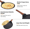 Crepe Pan Pancake Dosa Tawa Pan Nonstick Flat Griddle Frying Skillet Pan for Omelette