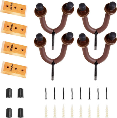 Guitar Wall Mount 4-Pack (Wood)