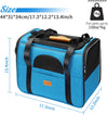 Pet Travel Carrier Bag,17.3*12.2*13.4inch, 15lbs, blue color