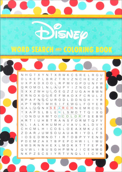 Word Search and Coloring Book