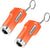 2 in 1 car window breaker and seat belts, (Orange)