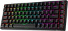 84 key wireless gaming keyboard, Hot-swap Brown Switch (Black)