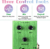 Electric guitar effect pedals (light green)