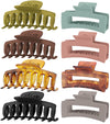 8 hair clips of 8 colors, 2 styles, Style D