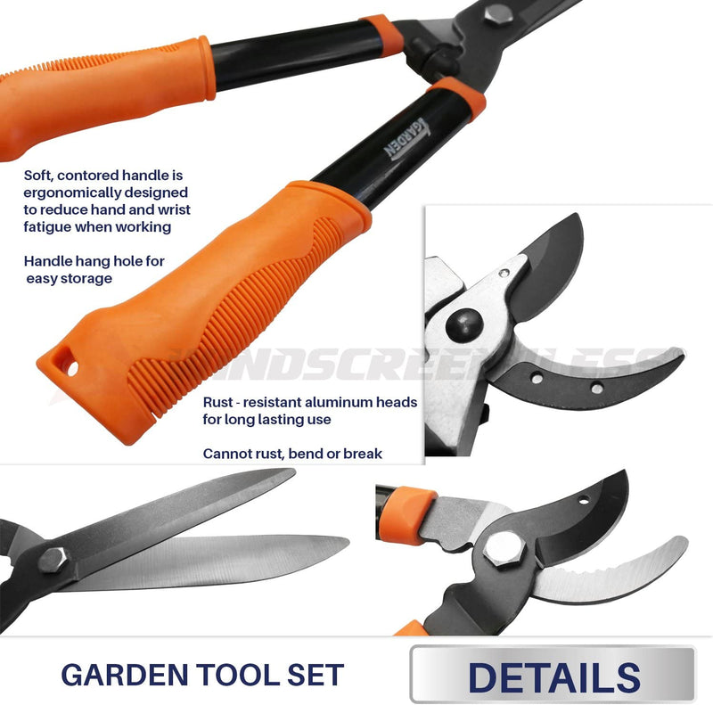 3 Piece Garden Tool Set