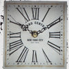 Train Station Style Mantle Clock, (13 3/4" H)