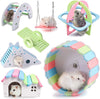 Hamster Hideout and Toys, kit 7 Pcs