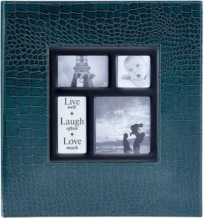 Extra Large Capacity Photo Albums Holds 1,000 Photos, Green