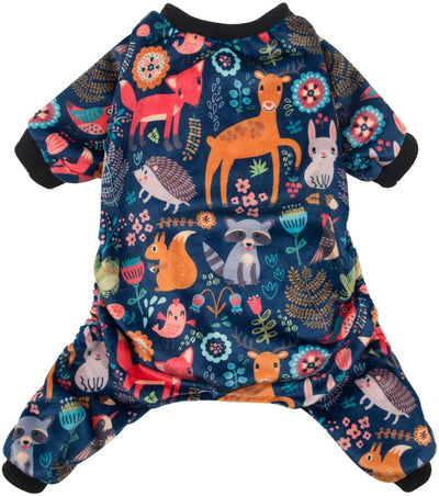 pet pajamas, Color: Forest Family, (14''-14.5'' x 9.5''-10'')