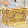 gold wedding card box