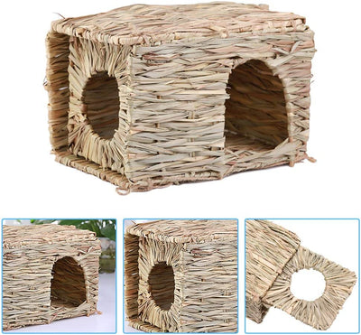 Grass House for Rabbit, Natural Hand Woven