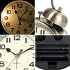 4 Inch Retro Alarm Clock With Double Bell, Color (Bronze)