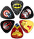 Plastic Universal Guitar Picks (Superheroes)