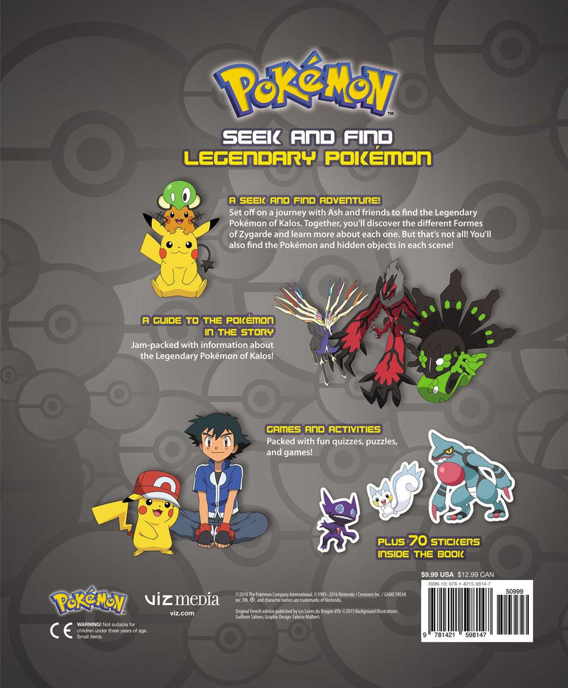 Pokémon Seek and Find: Legendary Pokémon (Hardcover)