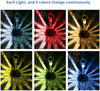 Solar Lights Outdoor, 12 Pack, Auto Color-change