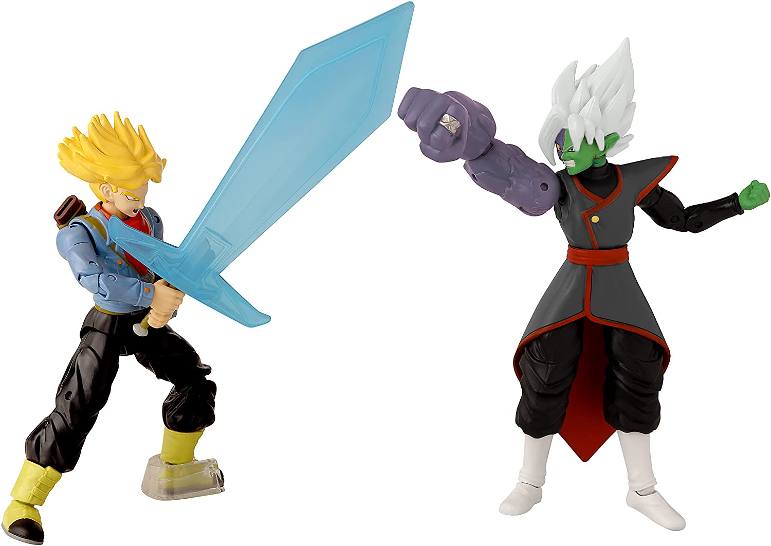 Future Trunks vs Fusion Zamasu Battle Pack, Multicolor, 37166