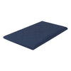 Fitted Microfiber Crib Sheet, Navy Blue Quilted