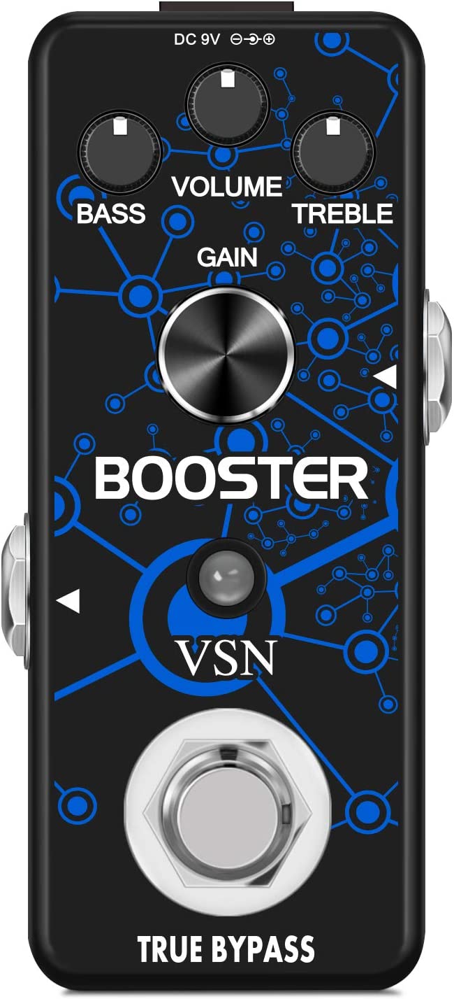 Mini Pedal with Guitar Effects Knobs (Style: Booster)