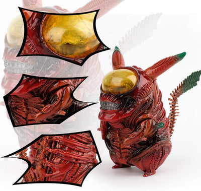 Alien Pikachu collectible action figure, Red