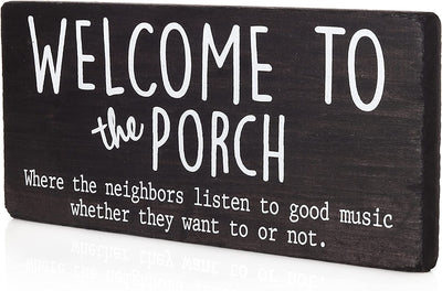 Welcome to Our Porch Signs for Front Porch