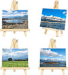 9.4" High Adjustable Table Top Wood Easel 3-Pack