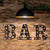 Vintage bar sign with decorative lights