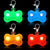 Glow-in-the-Dark Led Tag Dog Collar, Multicolor, 4-Piece