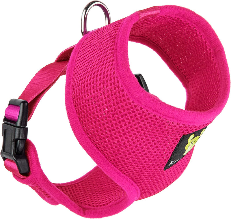 Double Padded Pet Harness, 48-65lbs, X-Large, Pink