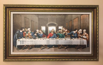 The Last Supper, Leonardo da Vinci Classic, 32x18x1.5"