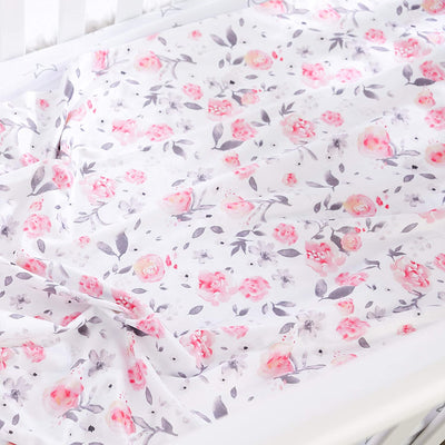 Beautiful floral blanket for your baby girl