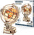 Wooden Puzzle Luminous Globe 3D Model Kits