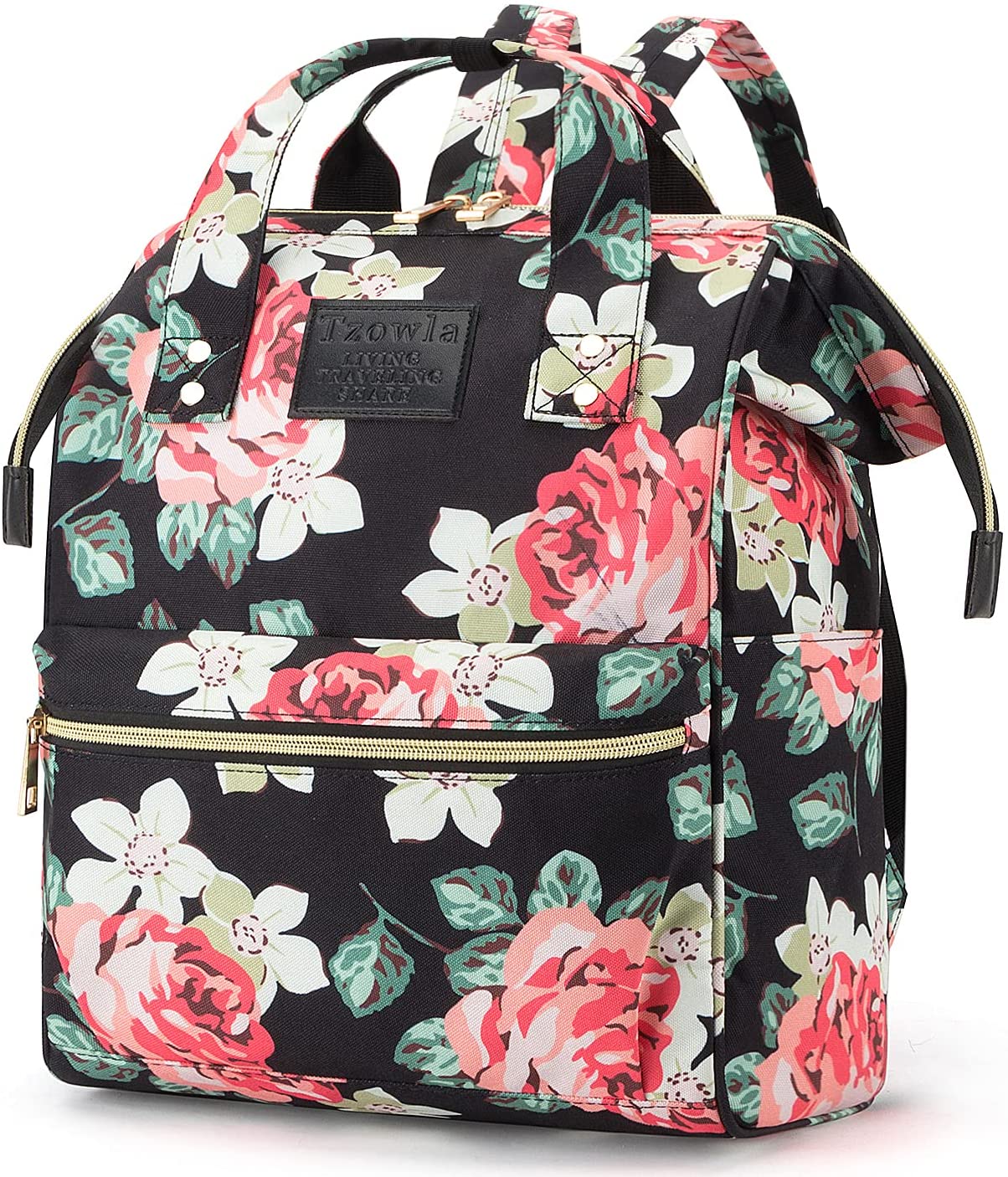 Stylish, Small, Lightweight Travel Backpack, Flower