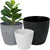 Planter Pots for Outdoor, 3 pack 14'', 11", 9 '', Multicolor