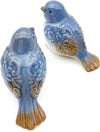 Set of 2 vintage style ceramic bird figurines